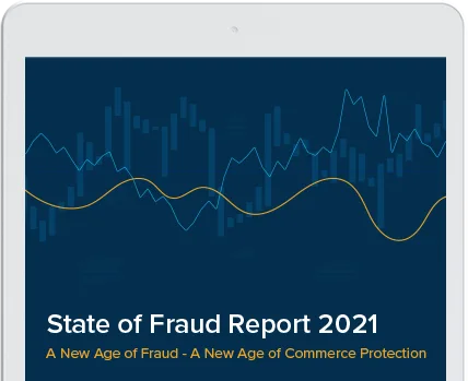 Portada del informe sobre el estado del fraude 2021