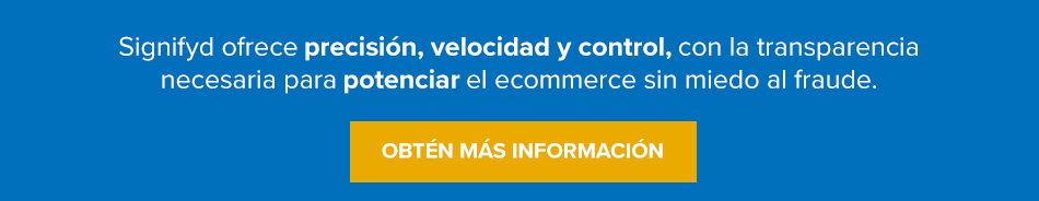 Signifyd ofrece precisión, velocidad y control, con la transparencia necesaria para potenciar el ecommerce sin miedo al fraude. Obtén más información