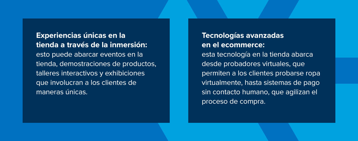 Sección con otras tendencias en el sector retail