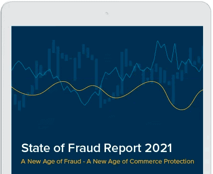 La portada del reporte de estado de fraude 2021