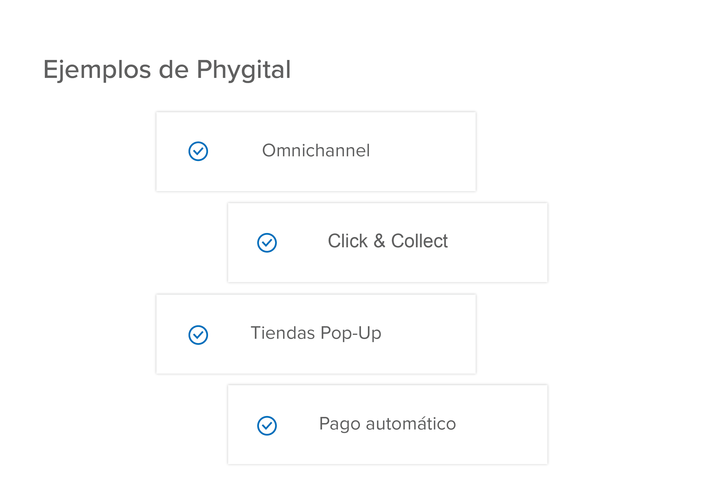 Ejemplos de Phygital 