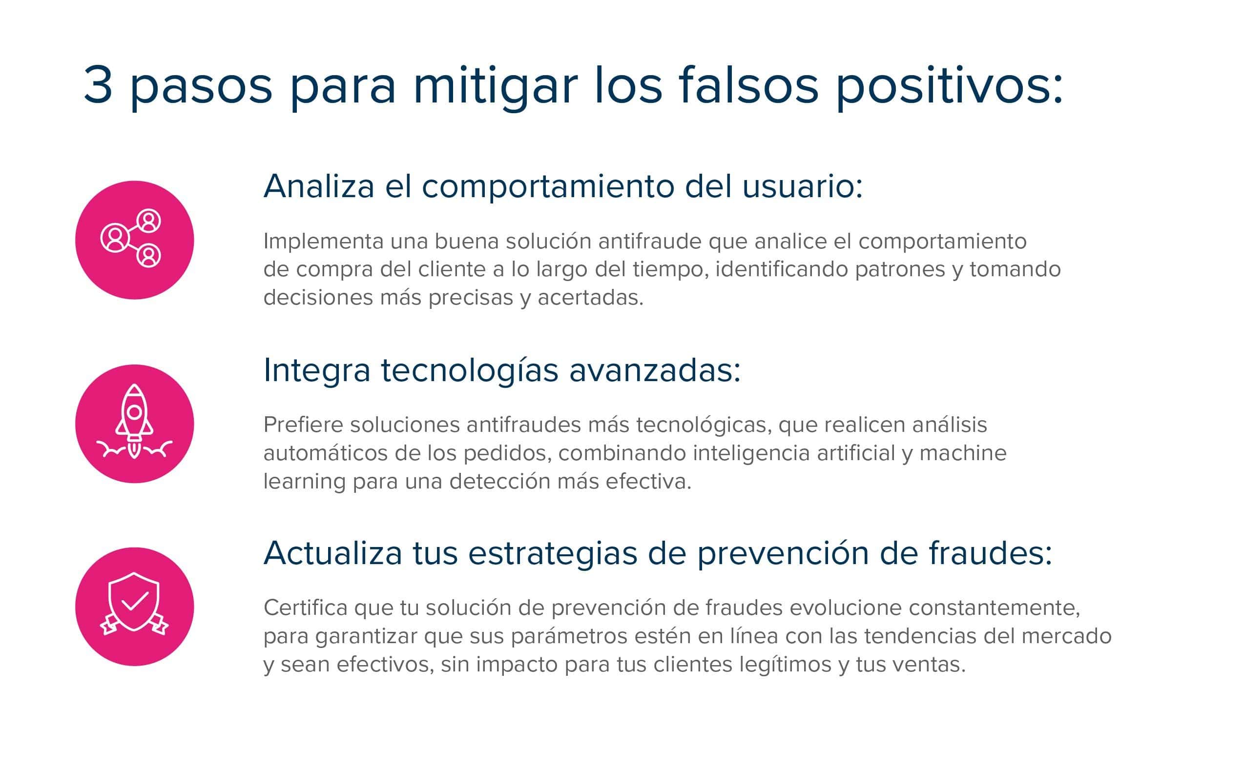 3 pasos para mitigar los falsos positivos: analiza el comportamiento del usuario, integra tecnologías avanzadas y actualiza tus estrategias de prevención de fraudes