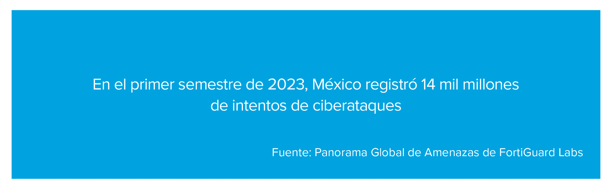En el primer semestre de 2023, México registró 14 mil millones de intentos de ciberataques