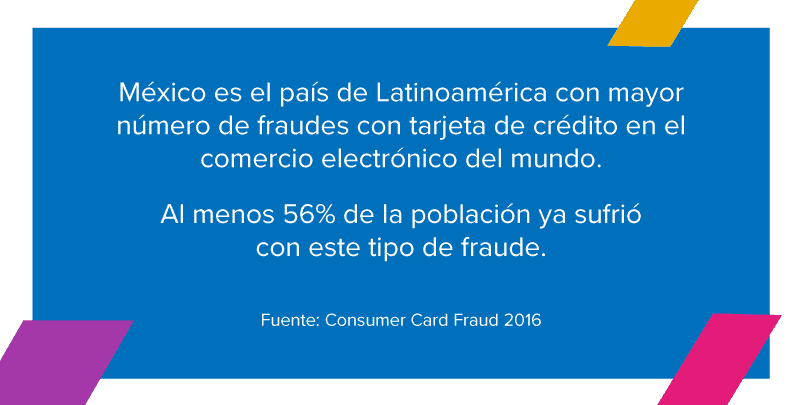 México es el país de Latinoamérica con mayor número de fraudes con tarjeta de crédito en el comercio electrónico del mundo.